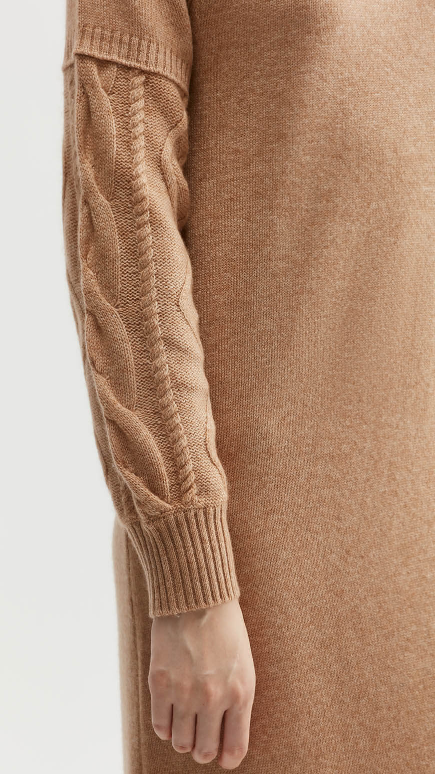 Dahlia Cable-knit Midi Dress