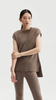 Valentina Side Slit Cashmere Vest
