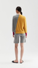 Camelia Colour Block Cashmere V Neck Cardigan