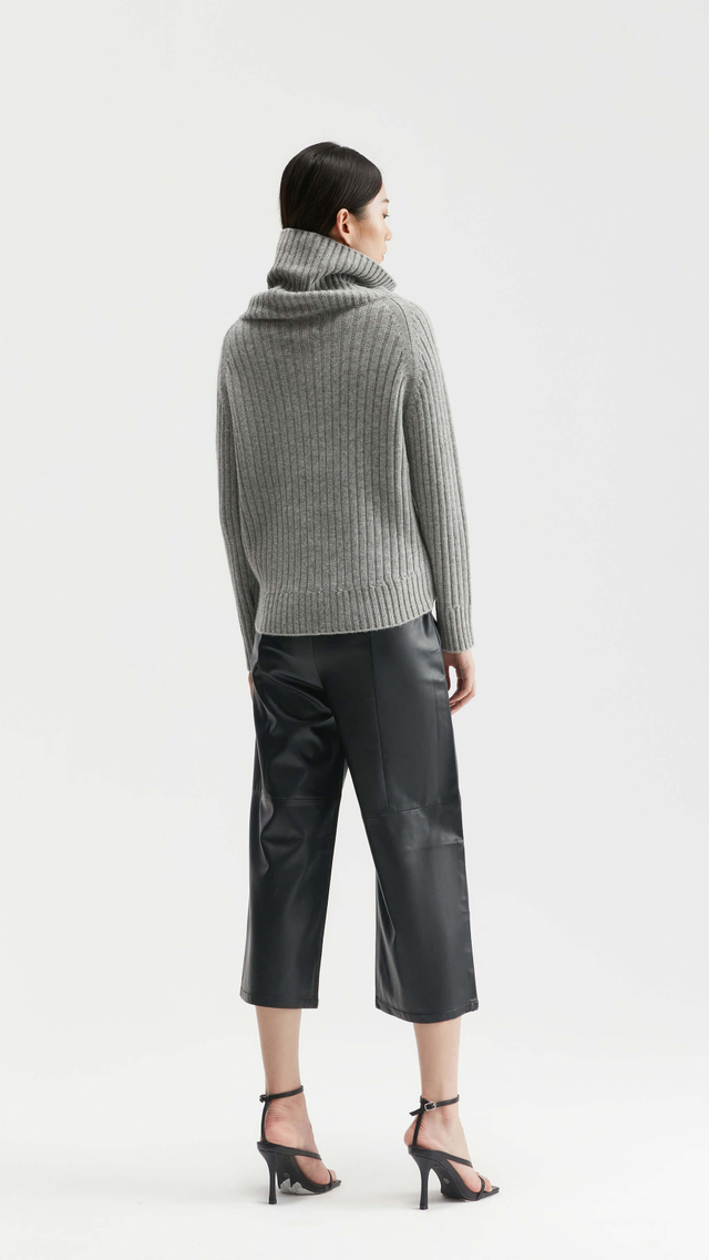 Salma Chunky Funnel Neck Sweater