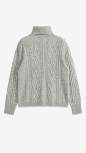 Sassa Cable-knit Turtleneck Sweater