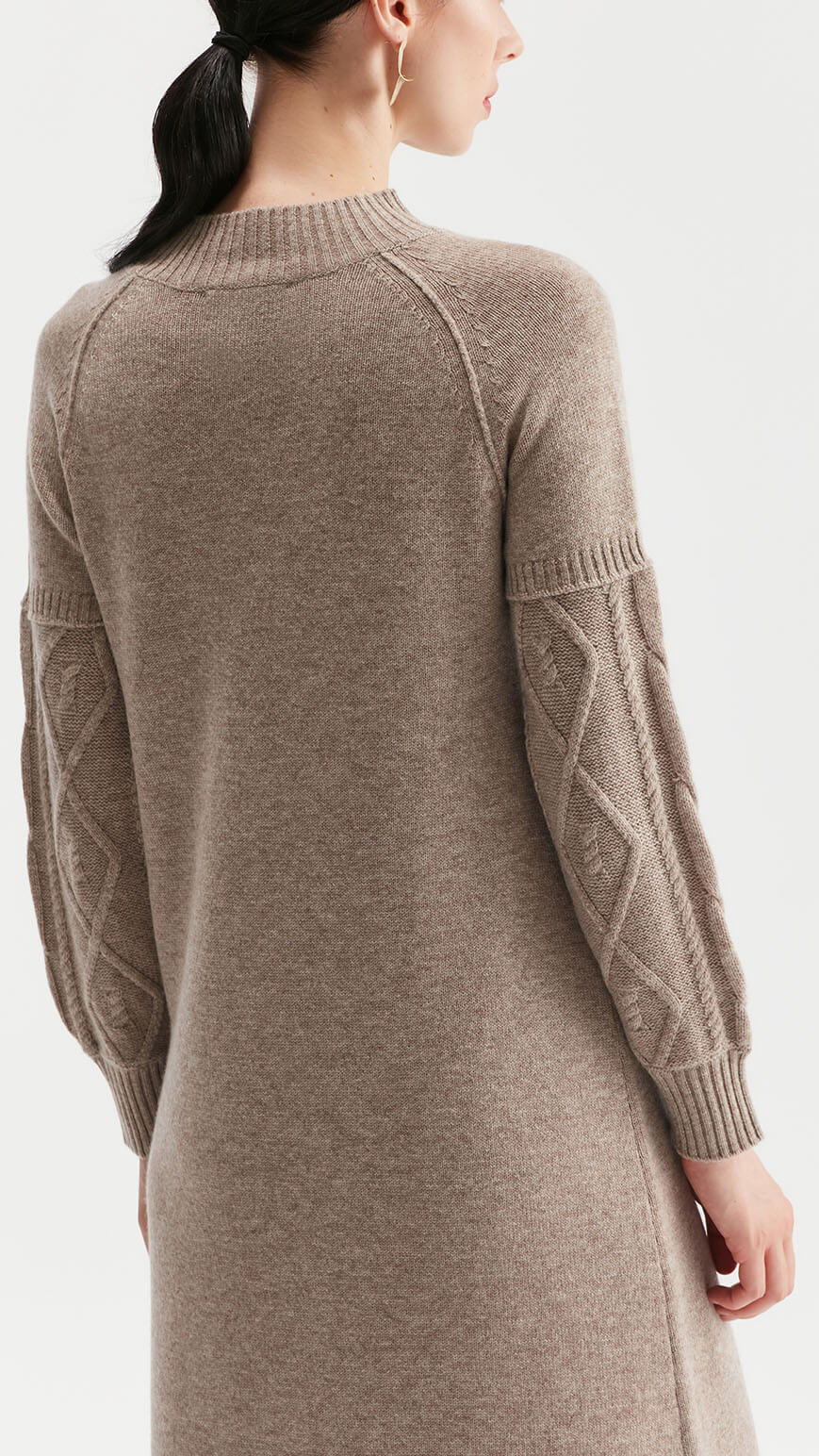 Dahlia Cable-knit Midi Dress