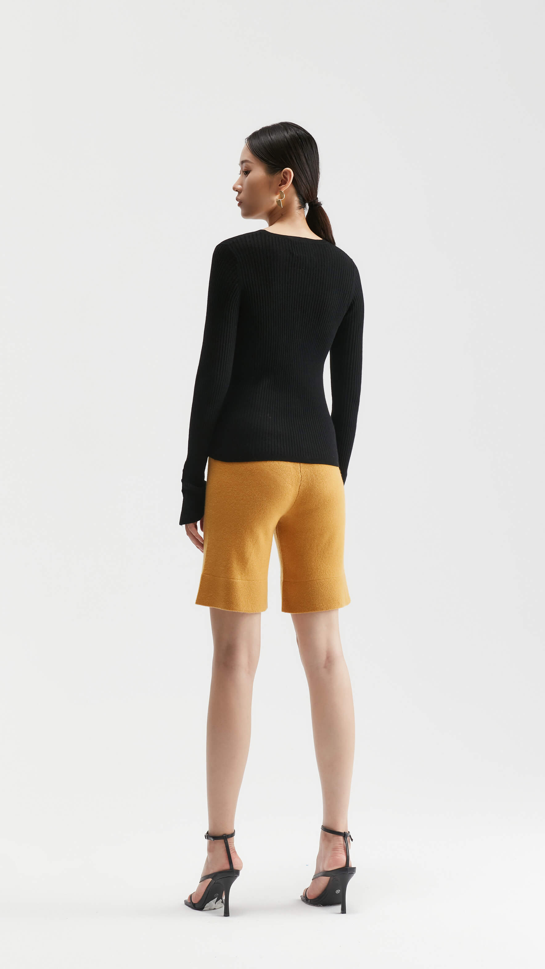 Cara Button Front Wool And Cashmere Cardigan