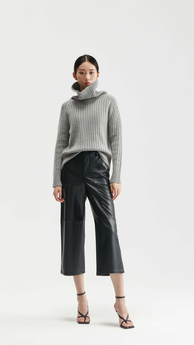 Salma Chunky Funnel Neck Sweater