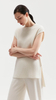 Valentina Side Slit Cashmere Vest