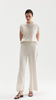 Penny Ribbed Knit Cashmere Pants