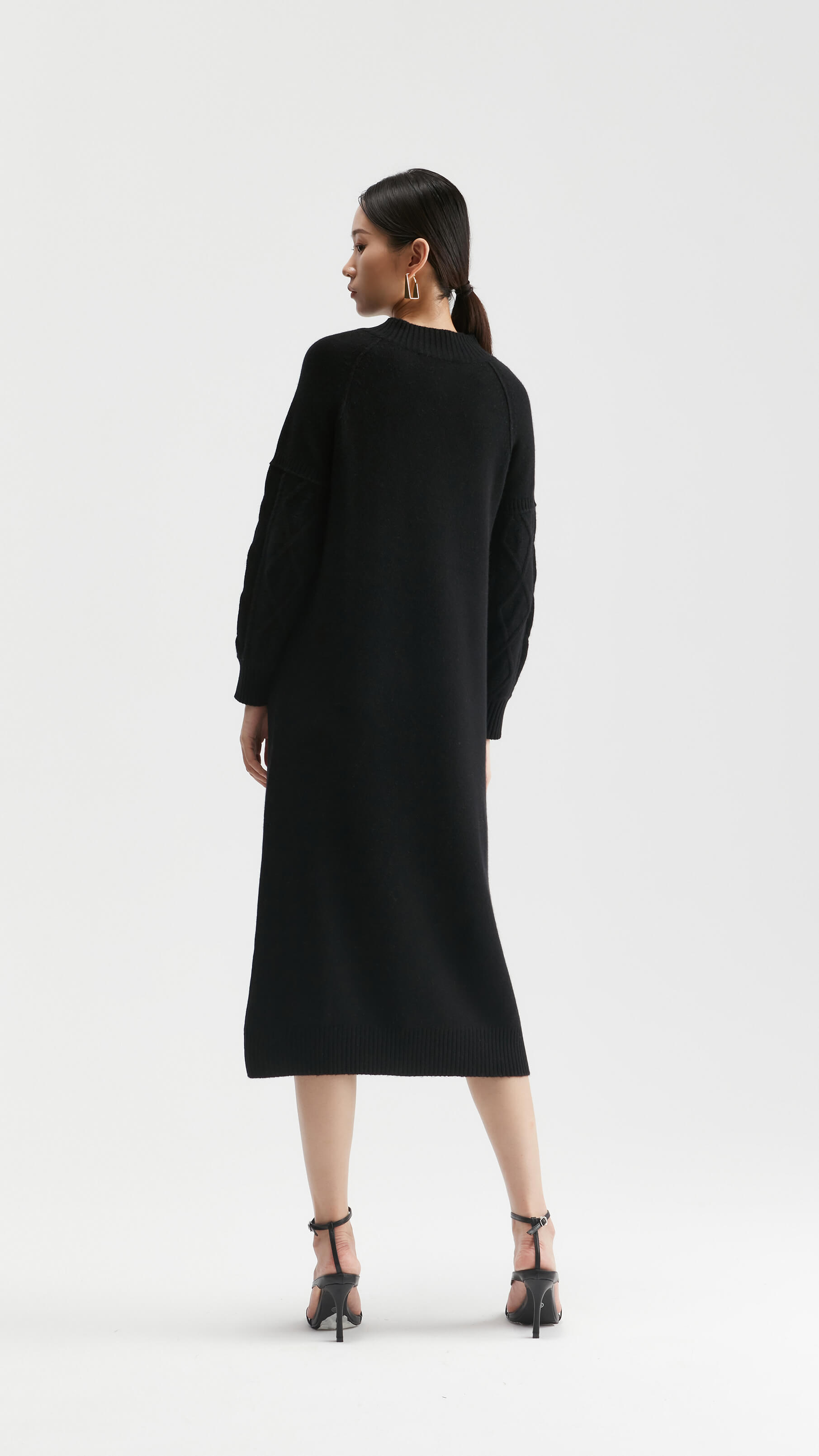 Dahlia Cable-knit Midi Dress