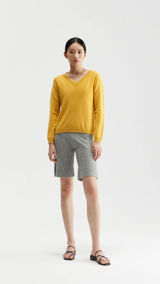 Sammi V Neck Cashmere Sweater