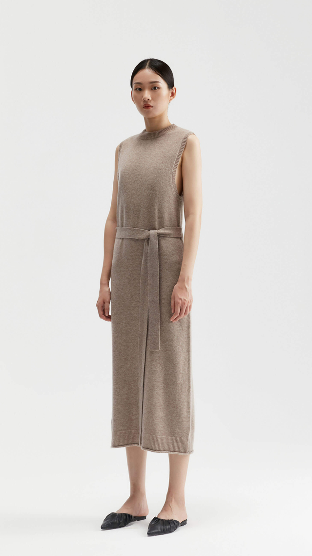Dakota Belted Tunic Top Midi Dress