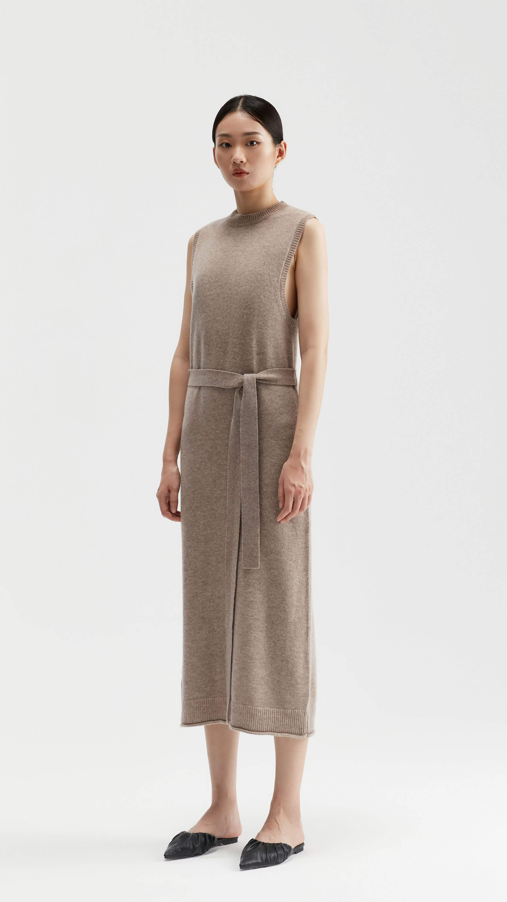Dakota Belted Tunic Top Midi Dress