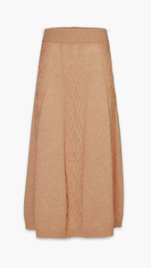 Kylie A Line Cable-knit Skirt