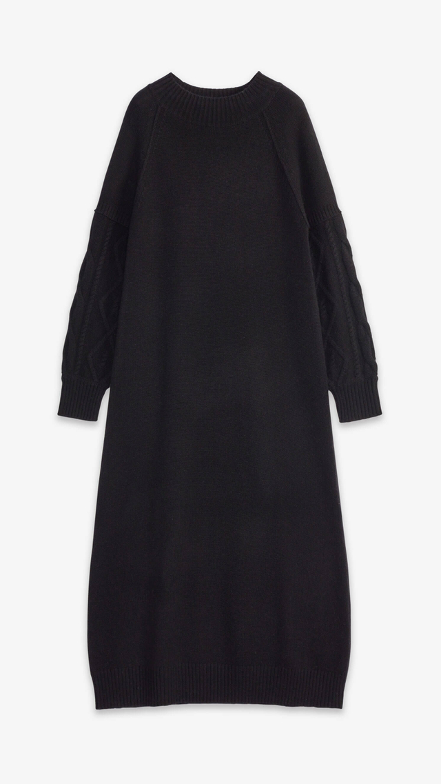 Dahlia Cable-knit Midi Dress