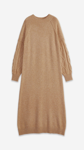 Dahlia Cable-knit Midi Dress