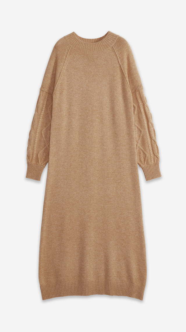 Dahlia Cable-knit Midi Dress