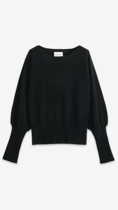 Sandra Bishop-sleeve Cashmere Sweater