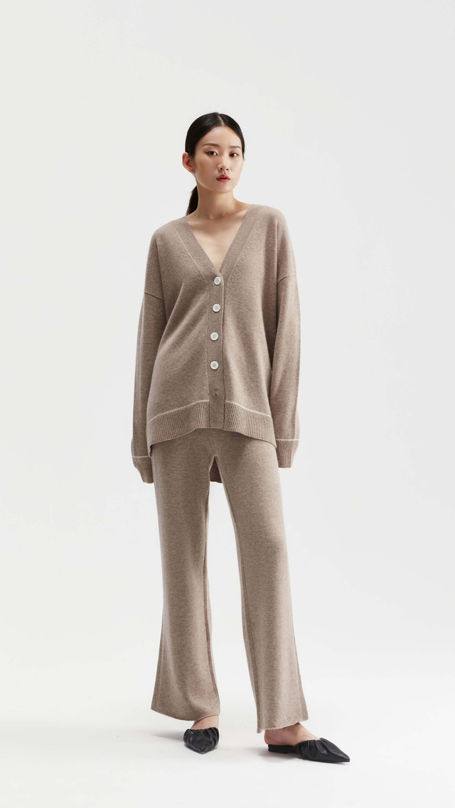 Carmen Classic Oversized Wool And Cashmere Cardigan