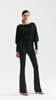 Sandra Bishop-sleeve Cashmere Sweater