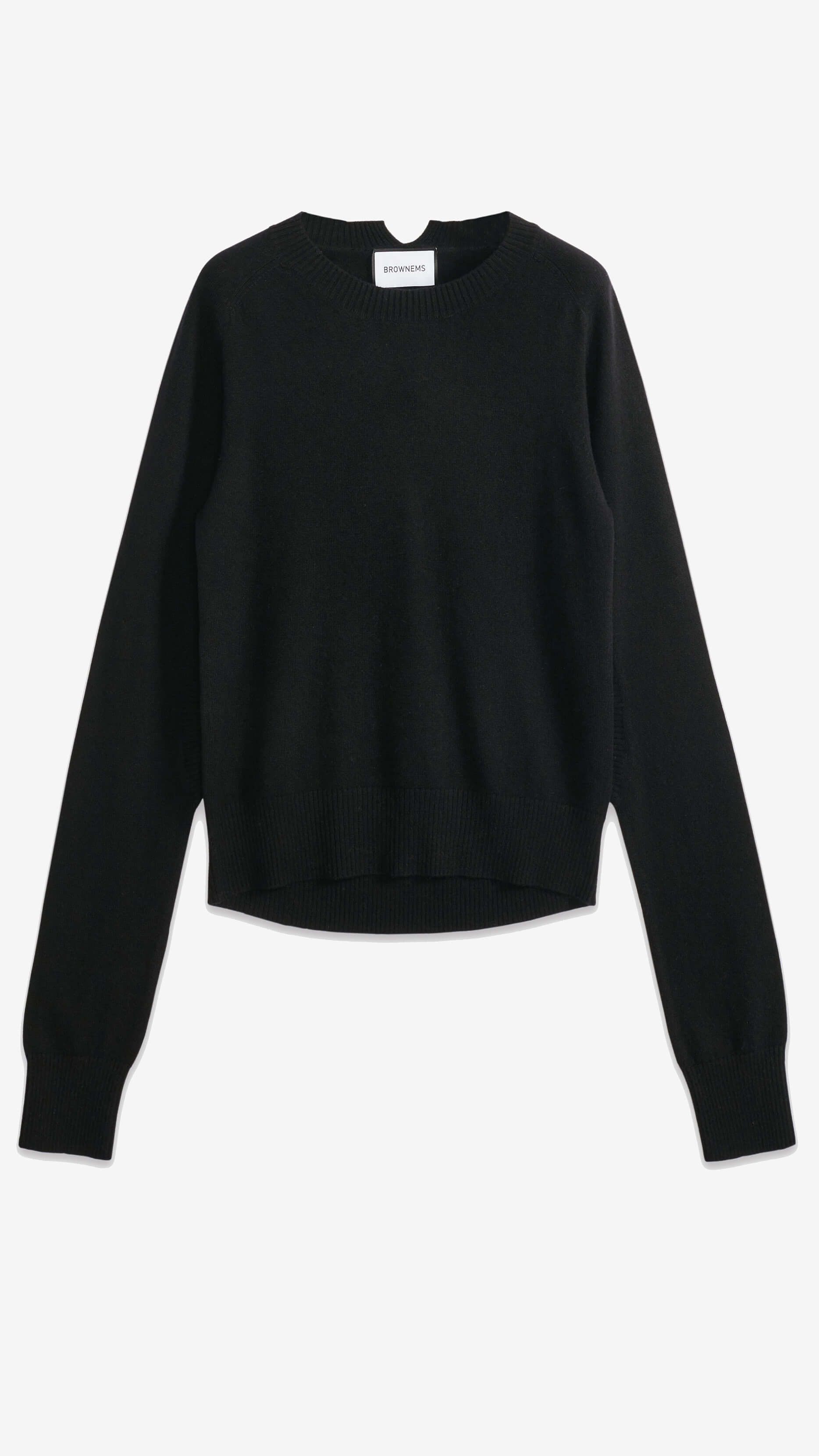Samorn Slit Sleeves Cashmere Sweater 