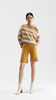 Sanaz Off The Shoulder Striped Sweater