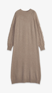Dahlia Cable-knit Midi Dress