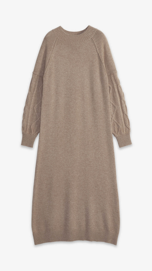 Dahlia Cable-knit Midi Dress