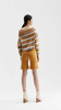 Sanaz Off The Shoulder Striped Sweater