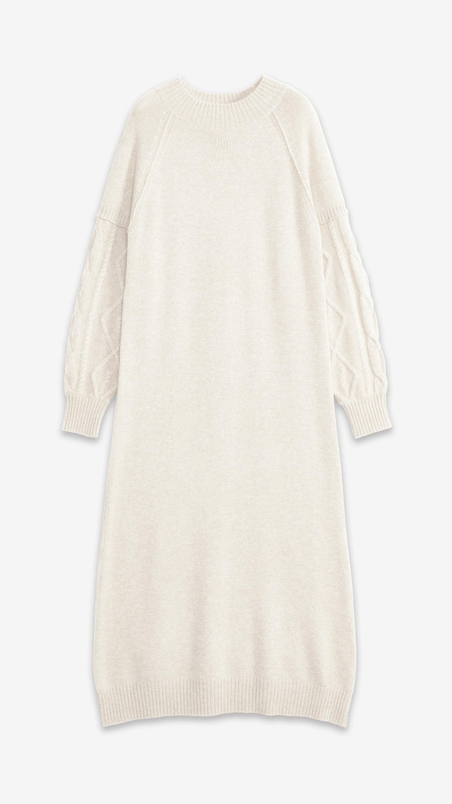 Dahlia Cable-knit Midi Dress