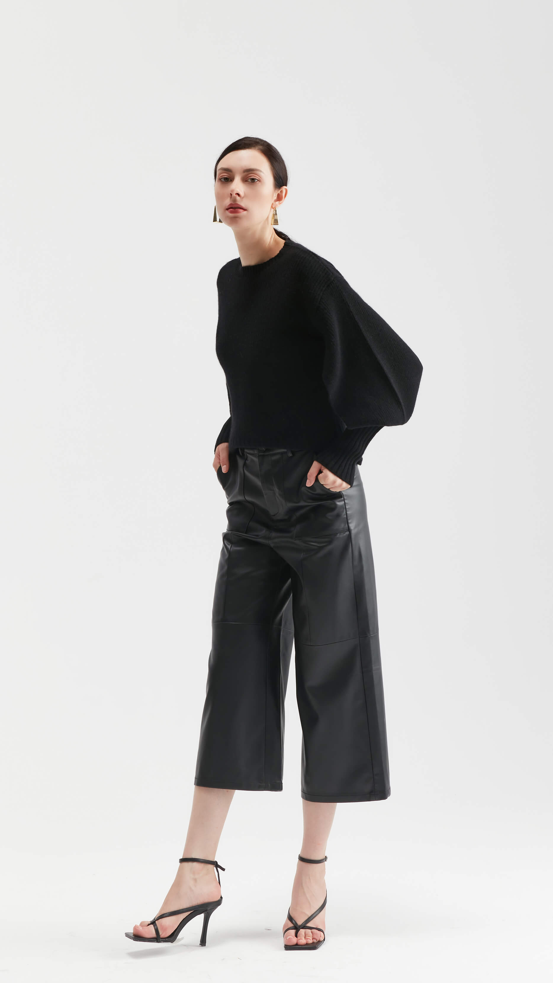 Sally Slit Long Sleeves Sweater