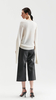 Samorn Slit Sleeves Cashmere Sweater 