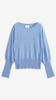 Sandra Bishop-sleeve Cashmere Sweater