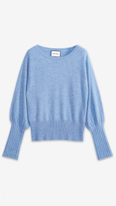Sandra Bishop-sleeve Cashmere Sweater
