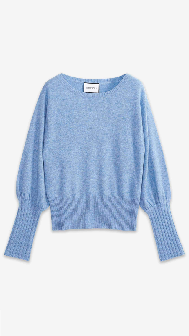 Sandra Bishop-sleeve Cashmere Sweater